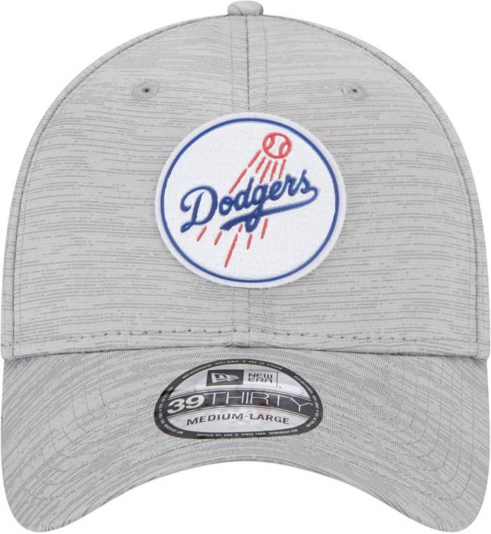 New Era Men's Los Angeles Dodgers Clubhouse Gray 39Thirty Stretch Fit Hat