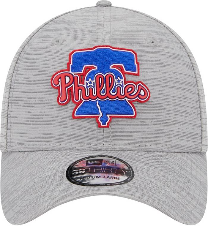 New Era Men's Philadelphia Phillies Clubhouse Gray 39Thirty Stretch Fit Hat