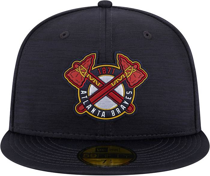New Era Men's Black, Gold Atlanta Braves 59FIFTY Fitted Hat