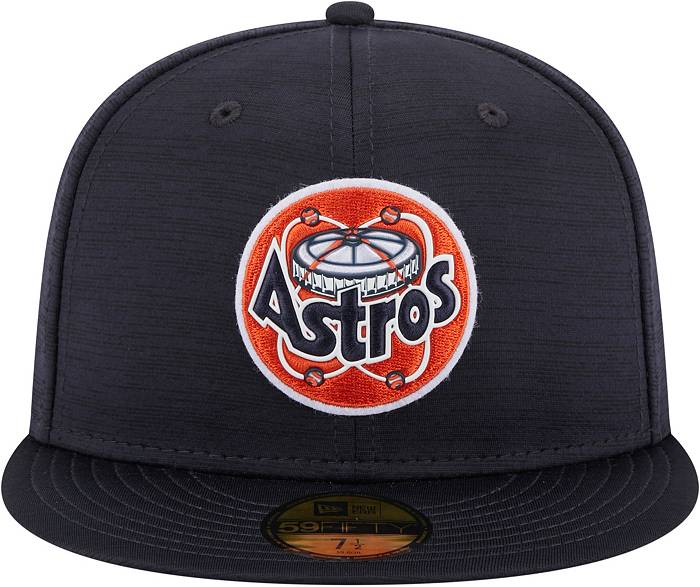 Men's Houston Astros New Era Orange/Navy Alternate Authentic Collection  On-Field 59FIFTY Fitted Hat