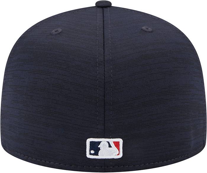 Men's Hat MLB Boston Red Sox Socks Navy Hat mitchell ness size 7 3/8.