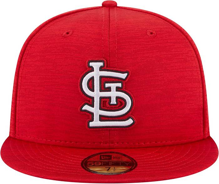 New Era Men's St. Louis Cardinals Clubhouse Red 59Fifty Alternate Fitted Hat