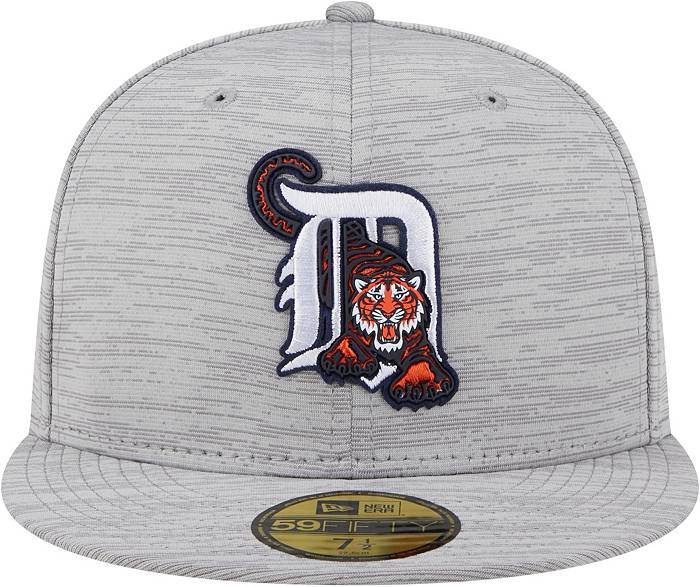 New Era Men's Gray, Navy Detroit Tigers League 9FORTY Adjustable Hat