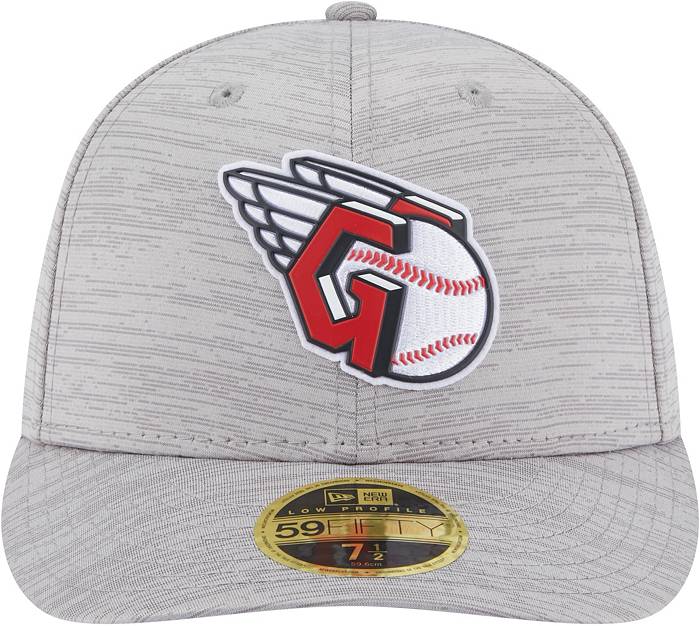 Cleveland Guardians New Era Corduroy Golfer Adjustable Hat - Gray