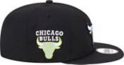 New Era Chicago Bulls Black 9Fifty Snapback Hat product image
