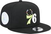New Era Philadelphia 76ers Black 9Fifty Snapback Hat product image