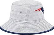 New Era Men's New England Patriots Game Adjustable Grey Bucket Hat product image