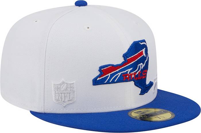 NFL Buffalo Bills Black & White Structured FlexFit Hat 