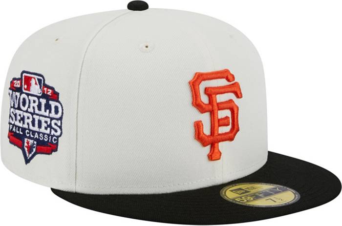 San Francisco Giants Fitted New Era 59Fifty 2010 World Series Hat Cap Black  White