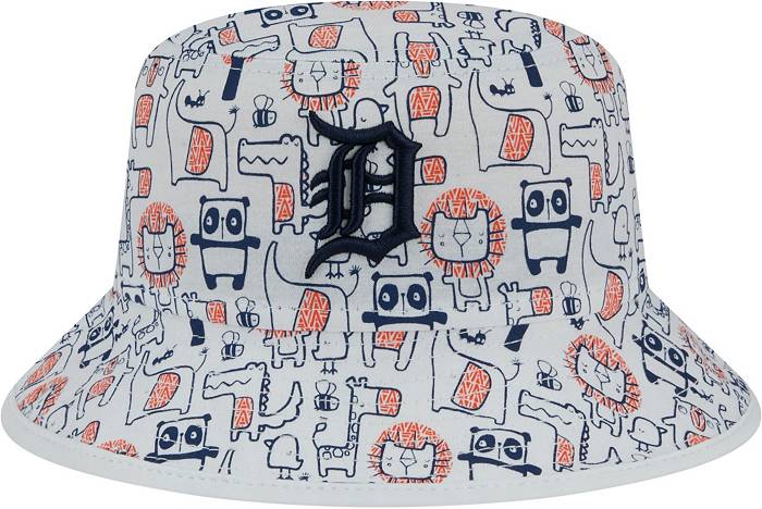 Detroit Tigers Hat Cap Adult 7 1/2 Blue Fitted MLB Baseball New Era