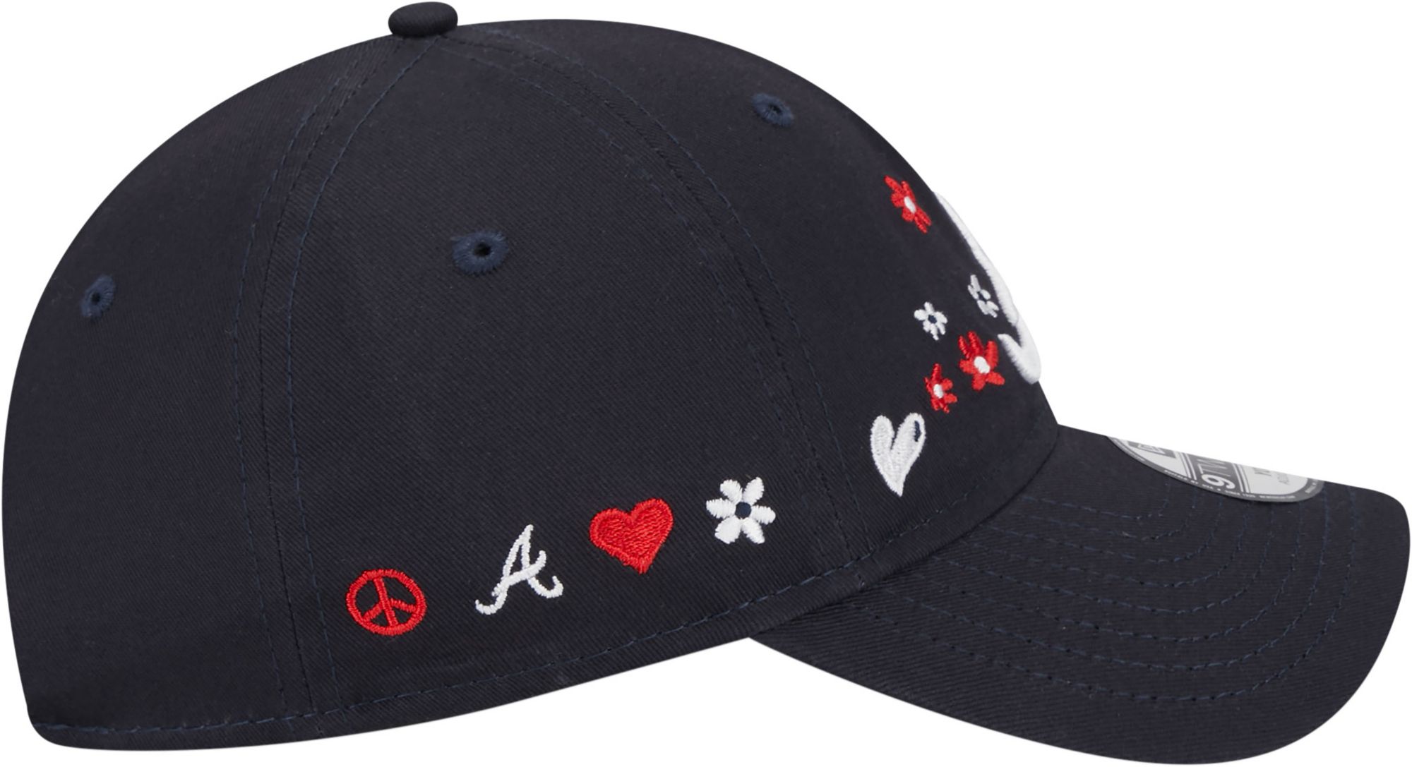 New Era Girls' Atlanta Braves Navy 9Twenty Adjustable Hat