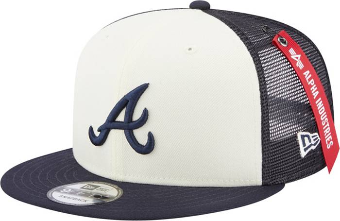 New Era Men's Atlanta Braves Black 9Forty Alpha Adjustable Hat