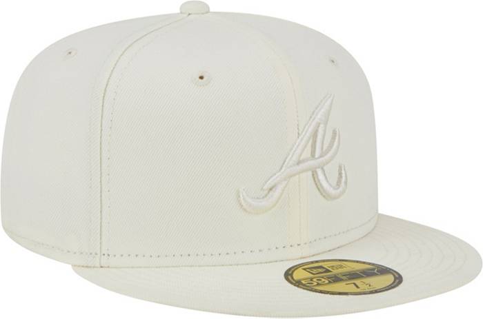 New Era Men's Atlanta Braves Clubhouse Black 59Fifty Fitted Hat