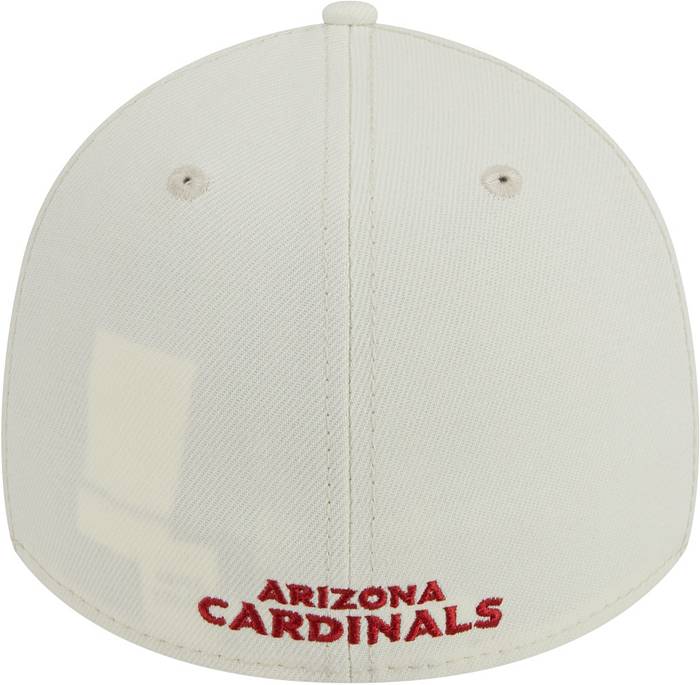 New Era Men's Arizona Cardinals Classic 39THIRTY Stretch Fit Hat - Chrome - L/XL Each