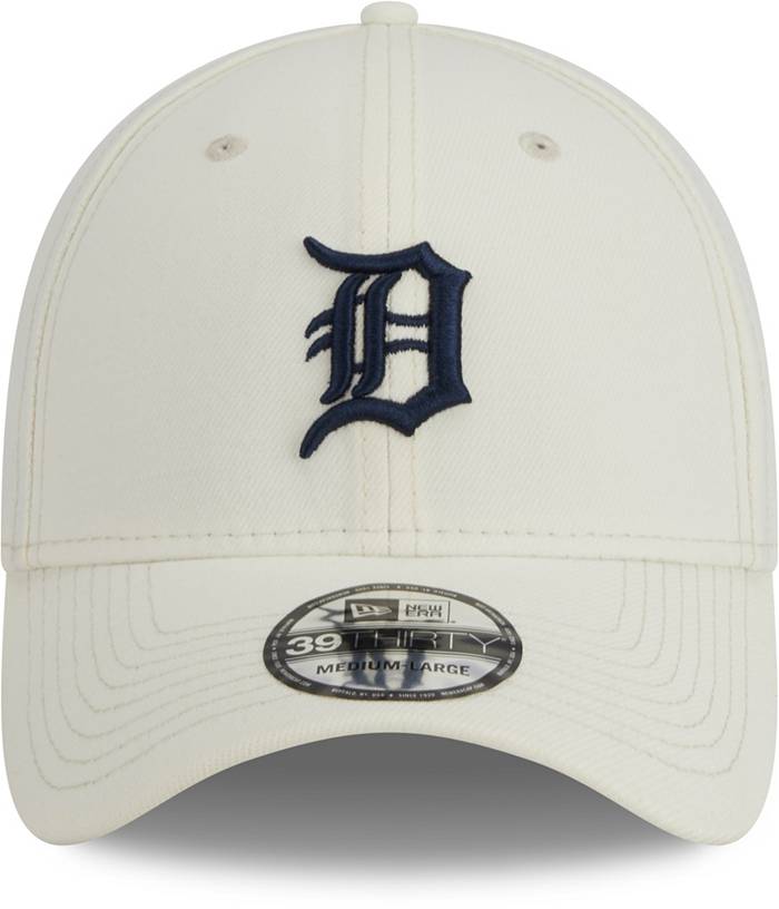 New Era Men's Detroit Tigers White 39THIRTY Classic Stretch Fit