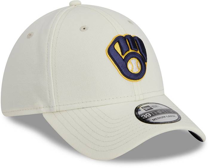 Milwaukee Brewers New Era 2023 Clubhouse 39THIRTY Flex Hat - Navy