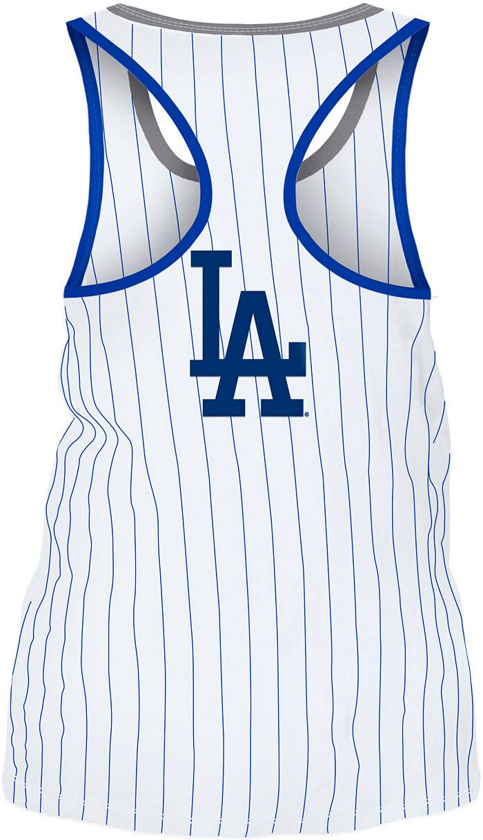 New Era Women's Los Angeles Dodgers White Gameday Pinstripe Tank