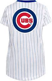 New Era Women's Chicago Cubs Pinstripe V-Neck T-Shirt - Macy's