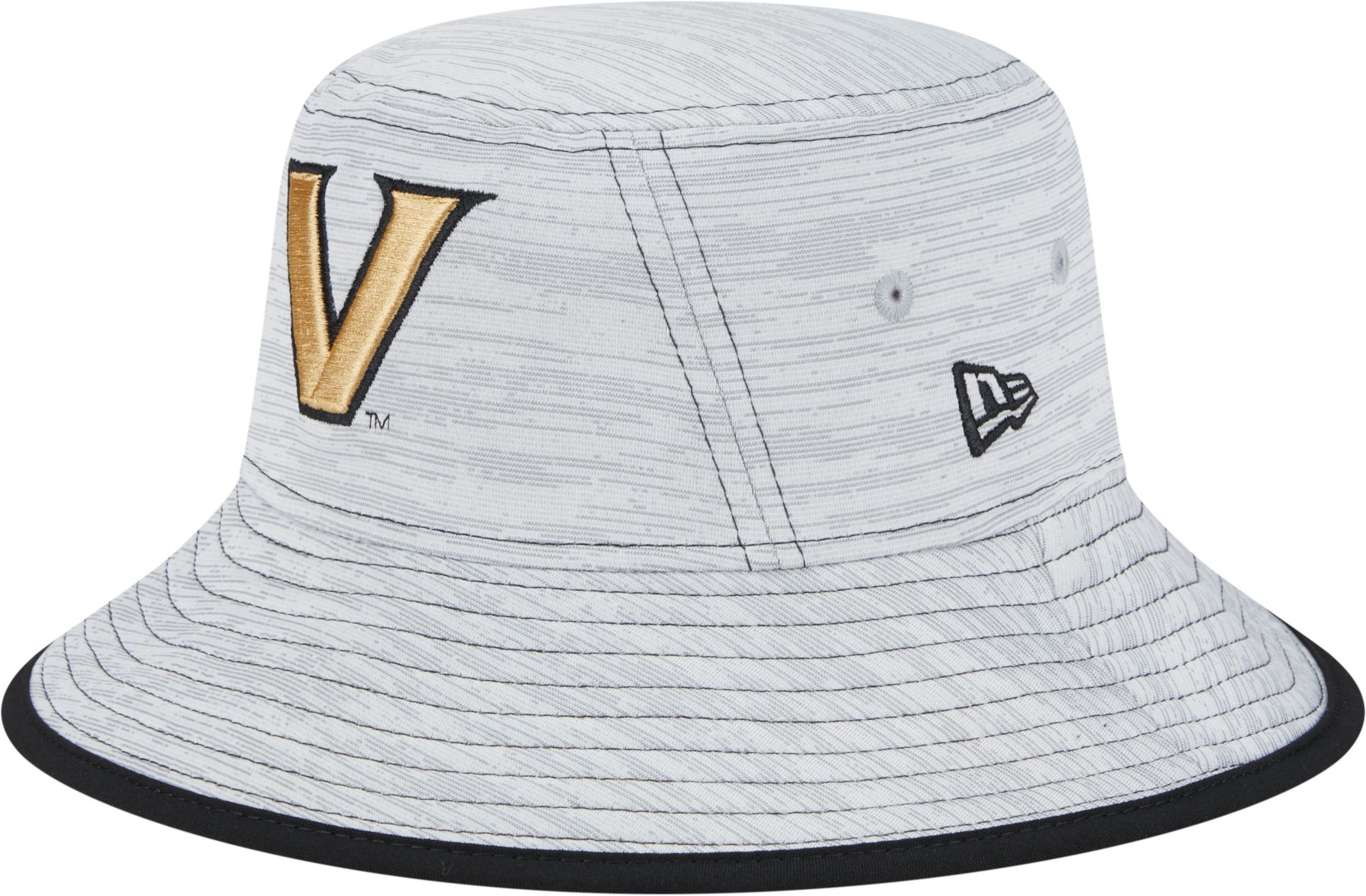 New Era Men's Vanderbilt Commodores Grey Game Bucket Hat