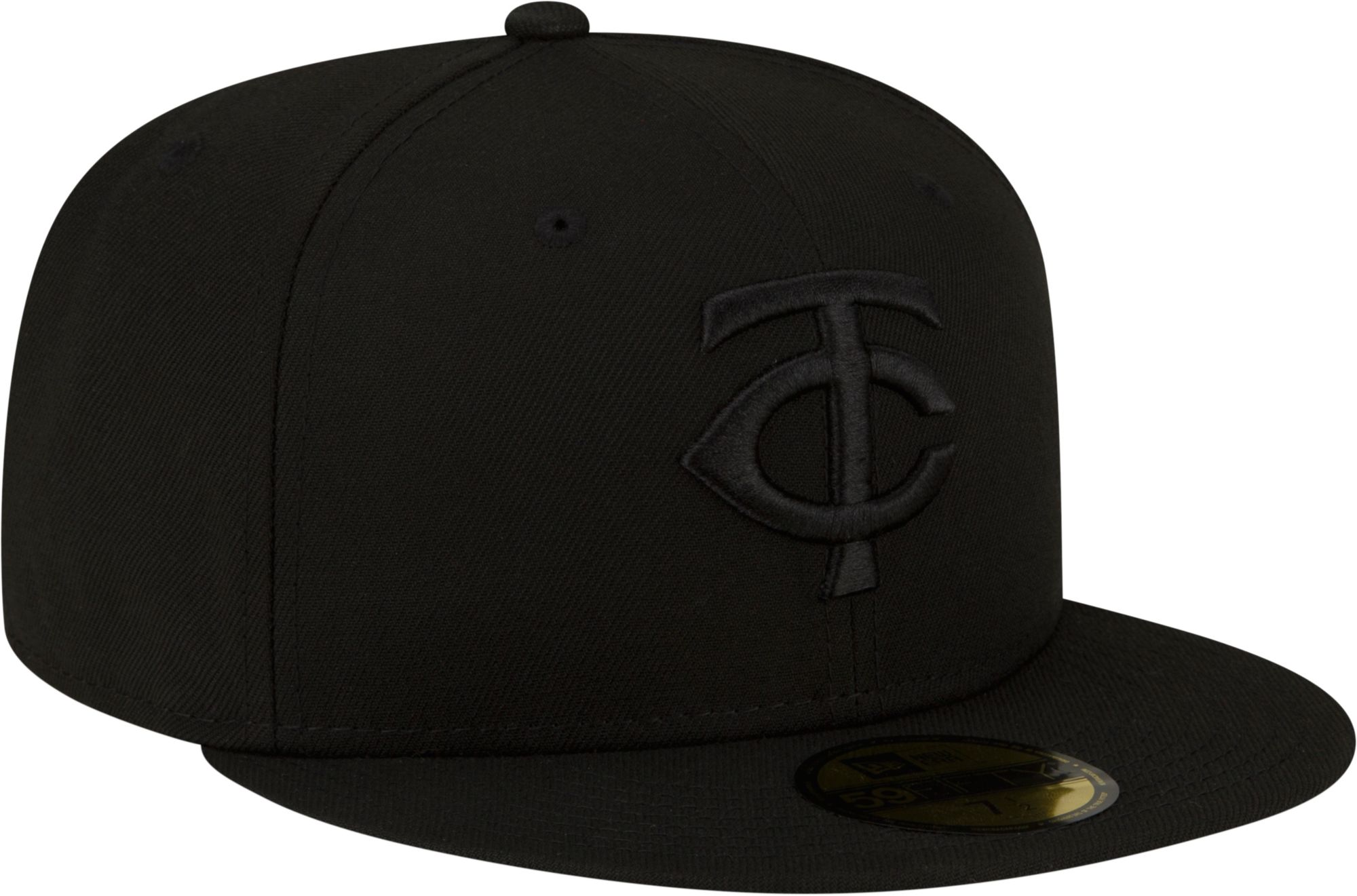New Era Adult Minnesota Twins Black Basic 59Fifty Fitted Hat product image