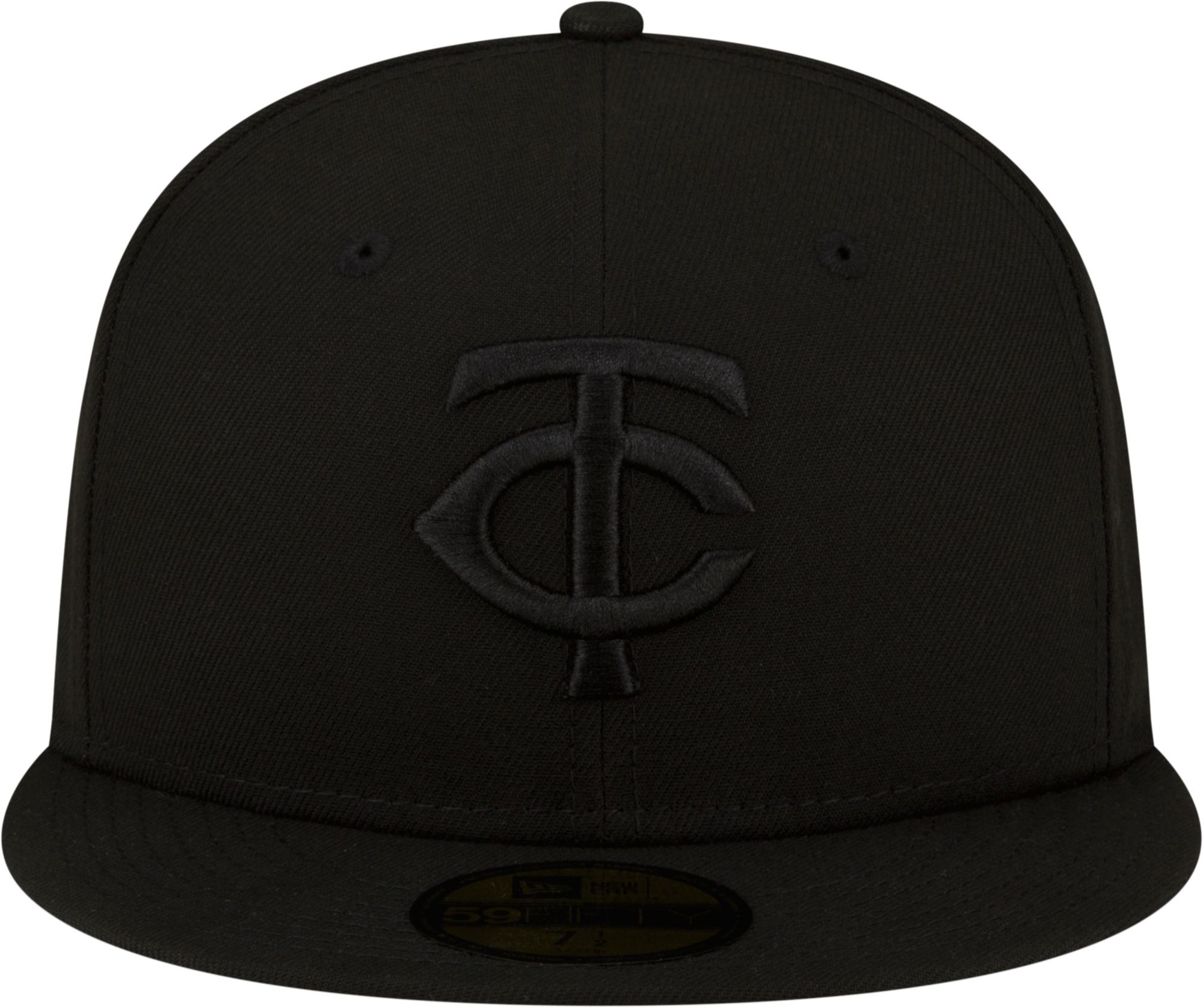 New Era Adult Minnesota Twins Black Basic 59Fifty Fitted Hat product image