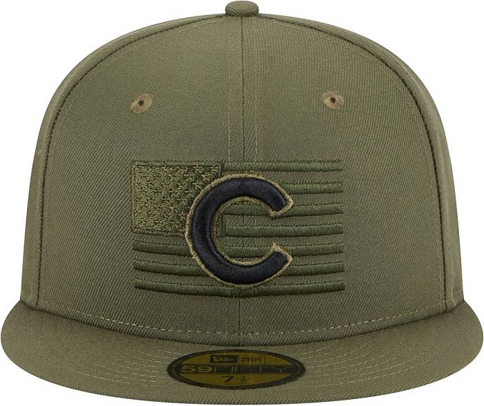 Men's MLB New Era Green 2023 Armed Forces Day On-Field 59FIFTY Fitted Hat