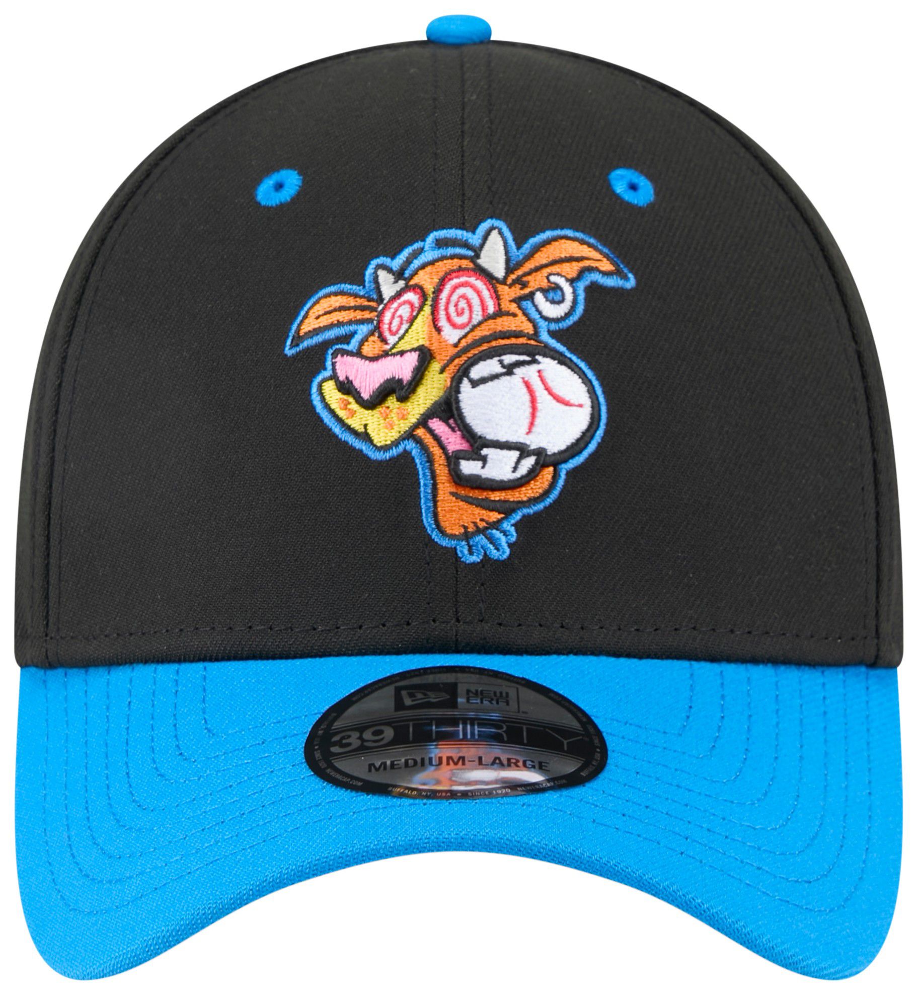 New Era Adult Rocket City Trash Pandas Copa Black 39Thirty Fitted Hat product image