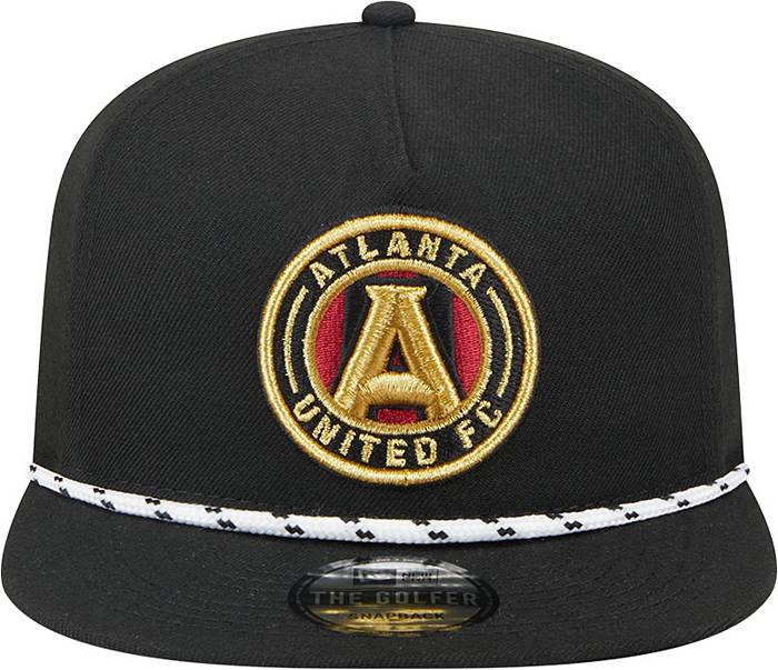 New Era Atlanta United Golfer Black Rope Hat