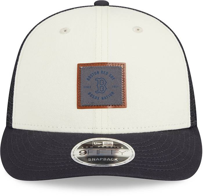 Mitchell & Ness Boston Red Sox Cooperstown MLB Evergreen Trucker Snapback  Hat Cap - Off White