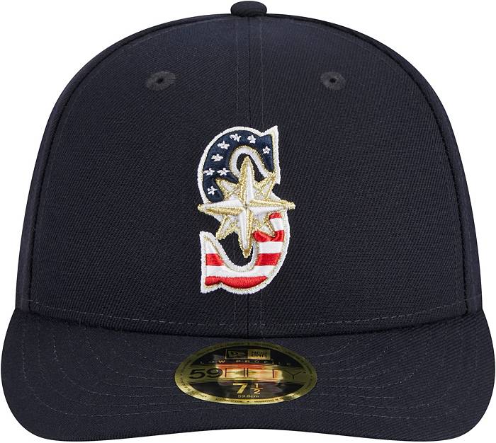 New Era Men's Fourth of July '23 Seattle Mariners Navy Low Profile