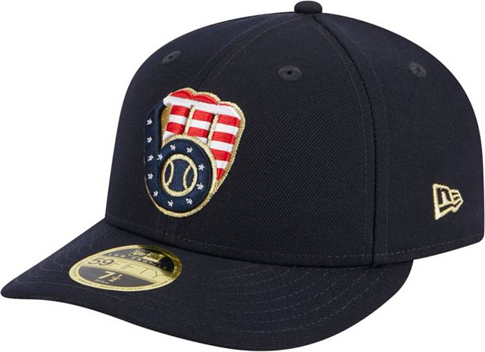 Men's New Era New York Yankees 2023 4th of July Collection 39THIRTY Navy  Flex Fit Cap