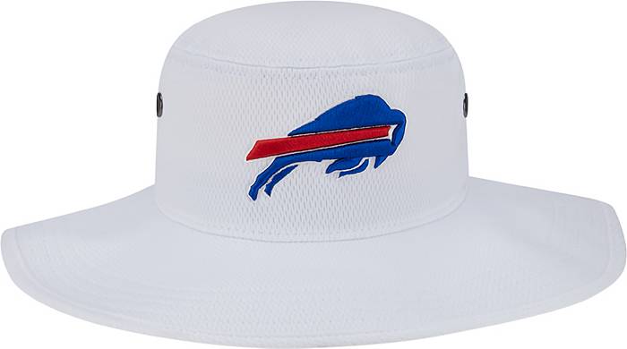 New Era Men's Buffalo Bills Training Camp White Panama Bucket Hat