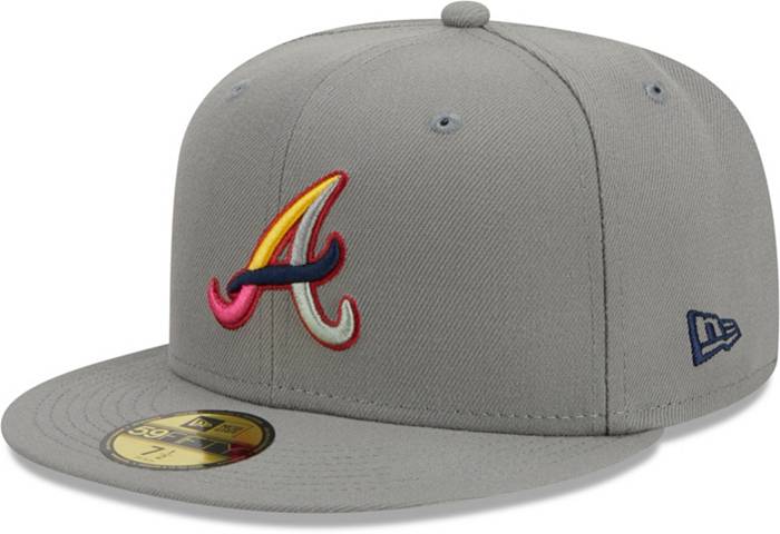 Men's Atlanta Braves New Era Gold Two-Tone Color Pack 59FIFTY Fitted Hat