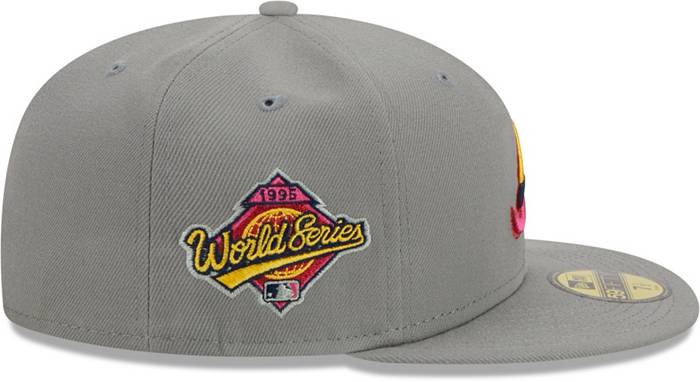 Atlanta Braves 1995 World Series New Era 59FIFTY Fitted Hats (Gray Under BRIM) 7 3/8