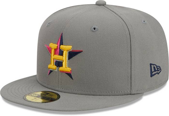 New Era Men's Houston Astros Batting Practice Navy 59Fifty Ballpark Fitted  Hat