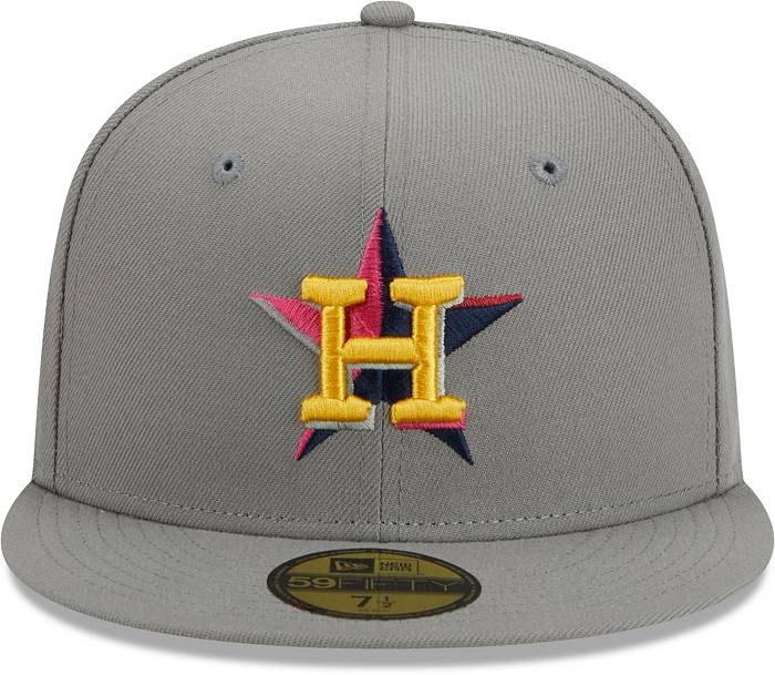 New Era Men's Houston Astros Gray Color Pack 59Fifty Fitted Hat