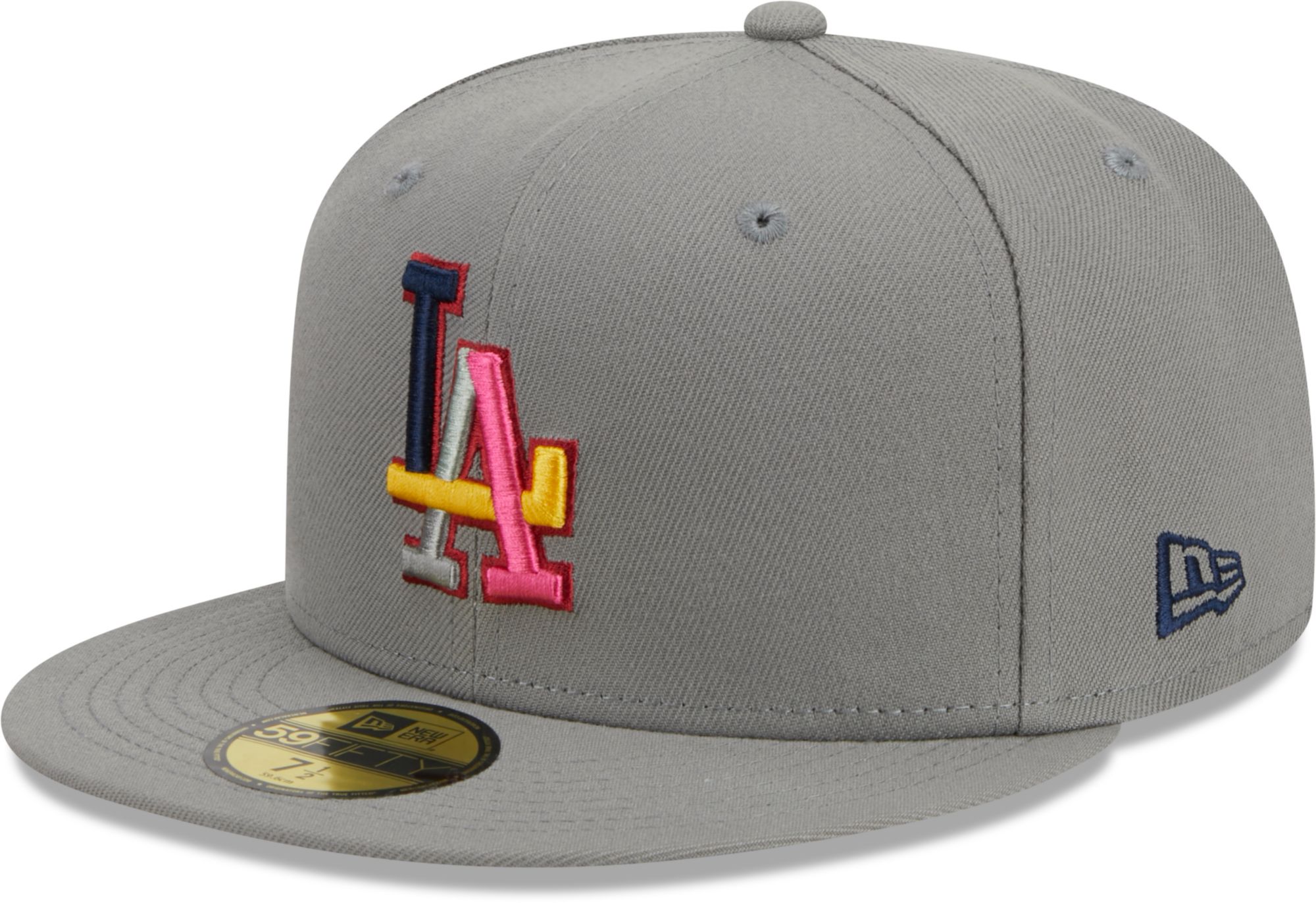 New Era Men's Los Angeles Dodgers Gray Color Pack 59Fifty Fitted Hat