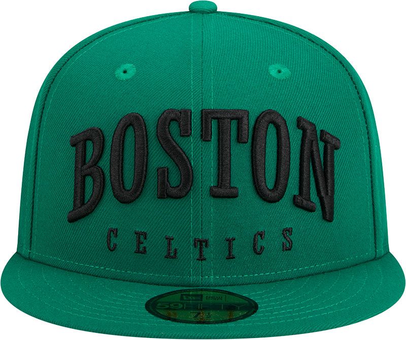 New Era Adult Boston Celtics Text 59Fifty Hat