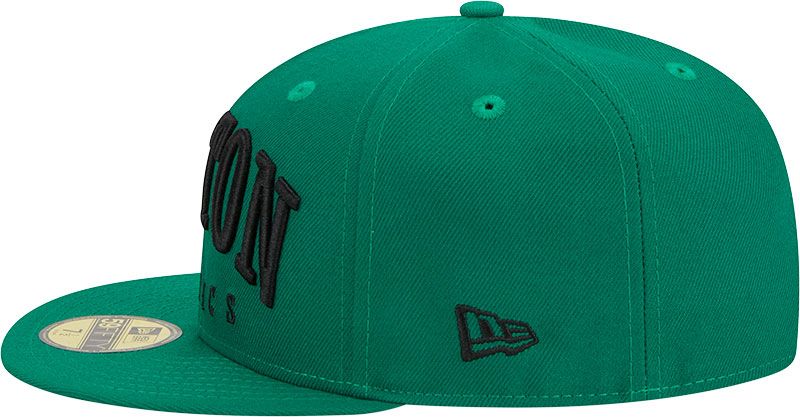 New Era Adult Boston Celtics Text 59Fifty Hat