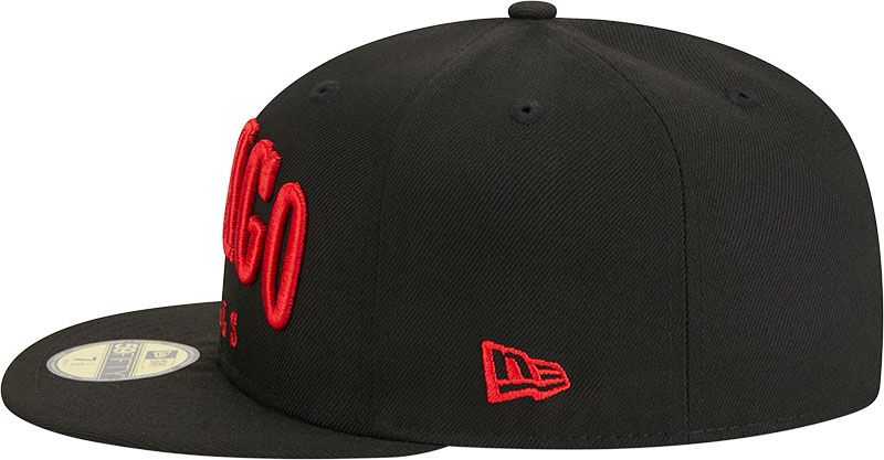 New Era Adult Chicago Bulls Text 59Fifty Hat