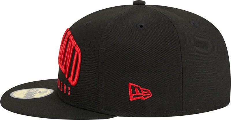 New Era Adult Portland Trail Blazers Text 59Fifty Hat