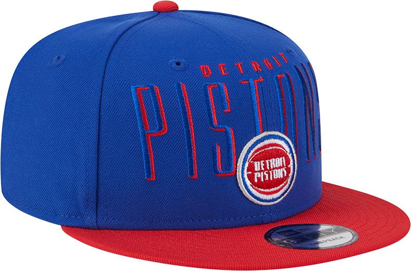 New Era Adult Detroit Pistons Headline 9Fifty Adjustable Snapback Hat