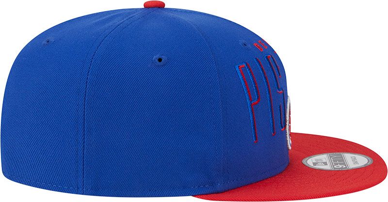 New Era Adult Detroit Pistons Headline 9Fifty Adjustable Snapback Hat