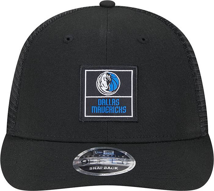 New Era Adult Dallas Mavericks Black Label Adjustable Trucker Hat