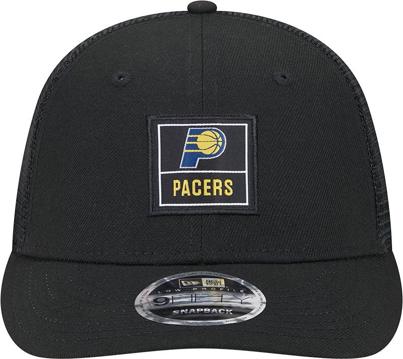 New Era Adult Indiana Pacers Black Label Adjustable Trucker Hat