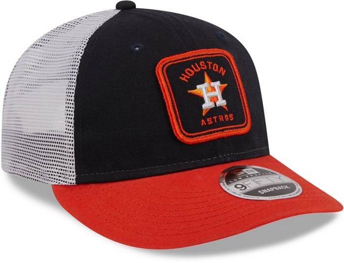 Men's Houston Astros New Era Orange/Navy Alternate Authentic Collection  On-Field 59FIFTY Fitted Hat