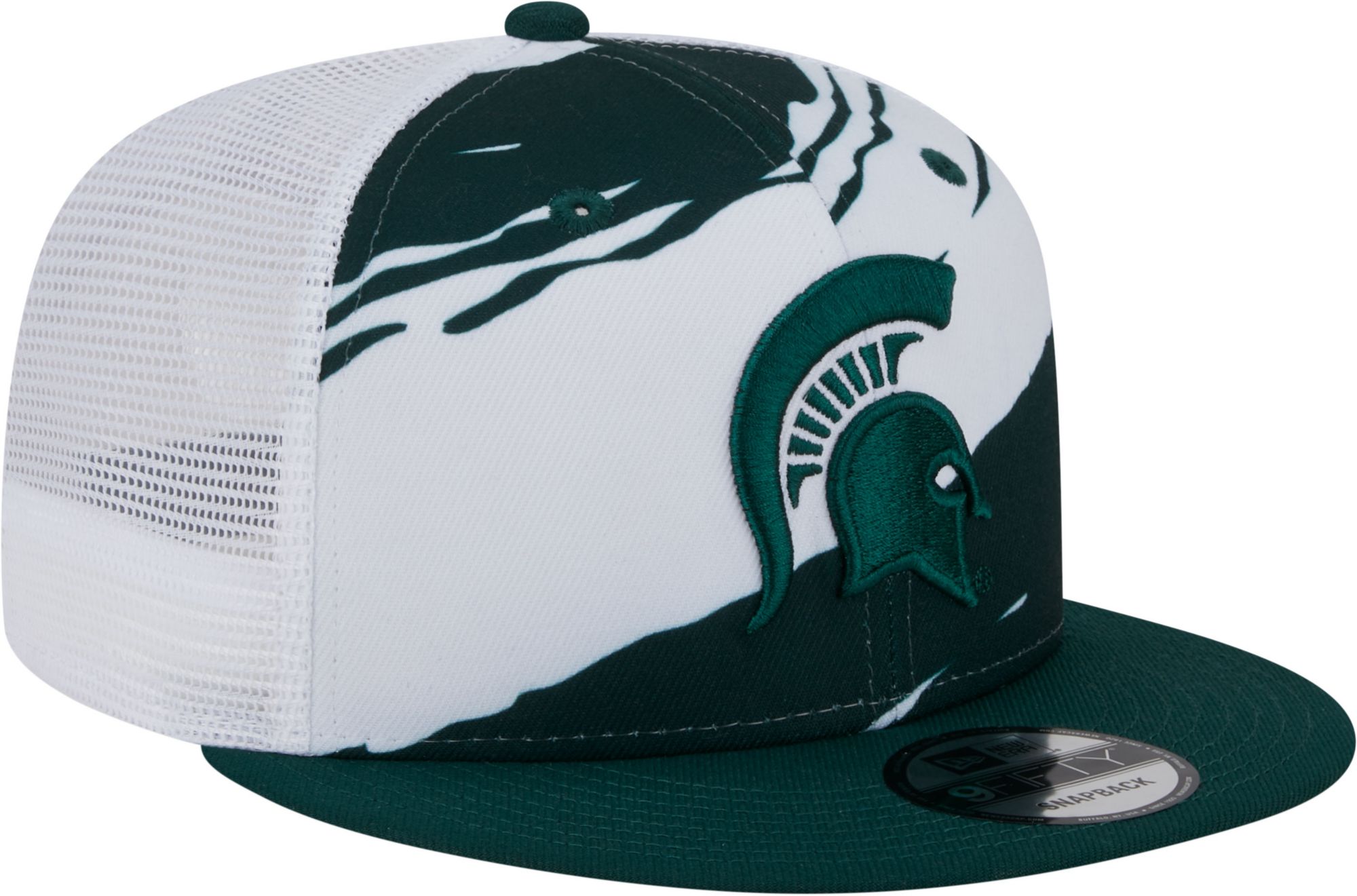 New Era Men's Michigan State Spartans Green 9Fifty Tailgate Adjustable Hat