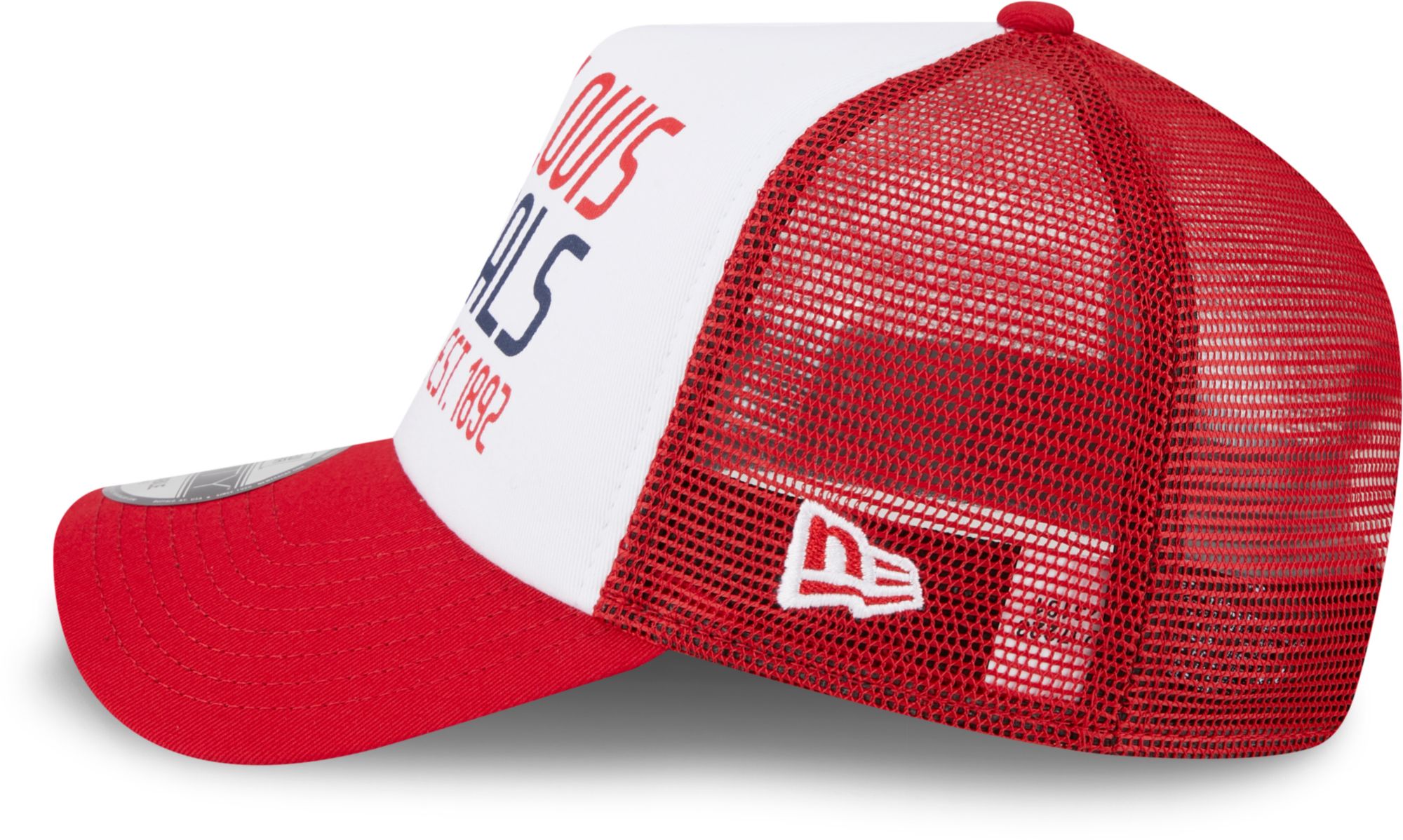 New Era Men's St. Louis Cardinals Red Stacked 9Forty Adjustable Hat