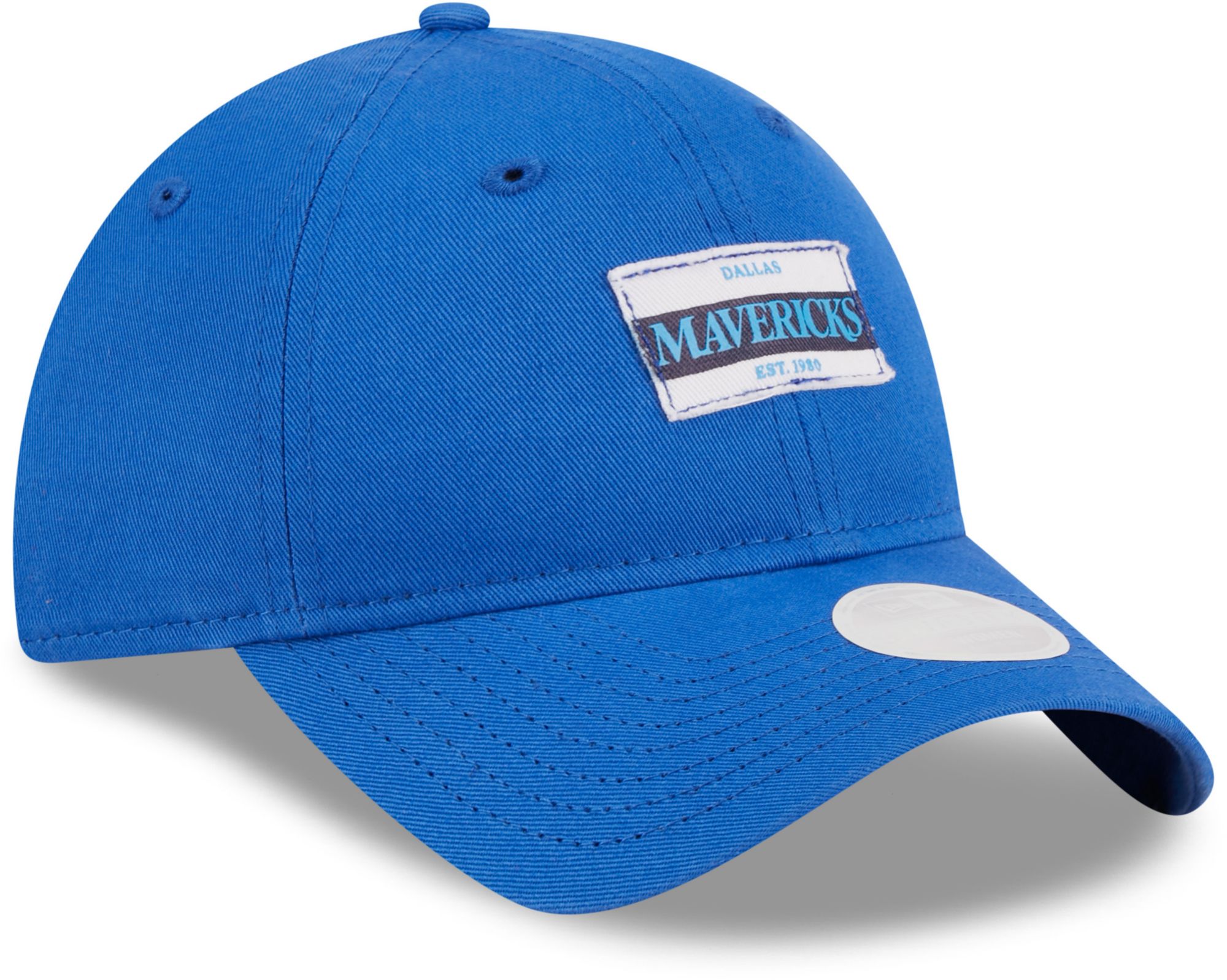 New Era Women's Dallas Mavericks Blue Stamp 9Twenty Adjustable Hat