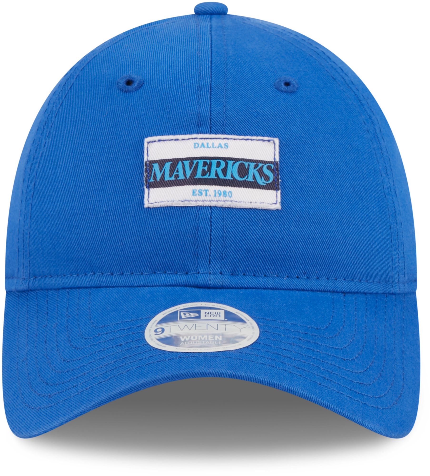 New Era Women's Dallas Mavericks Blue Stamp 9Twenty Adjustable Hat